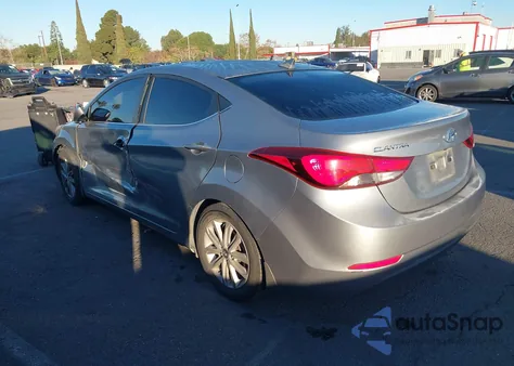 2015 Hyundai Elantra Se from USA, damaged, VIN KMHDH4AE0FU298249